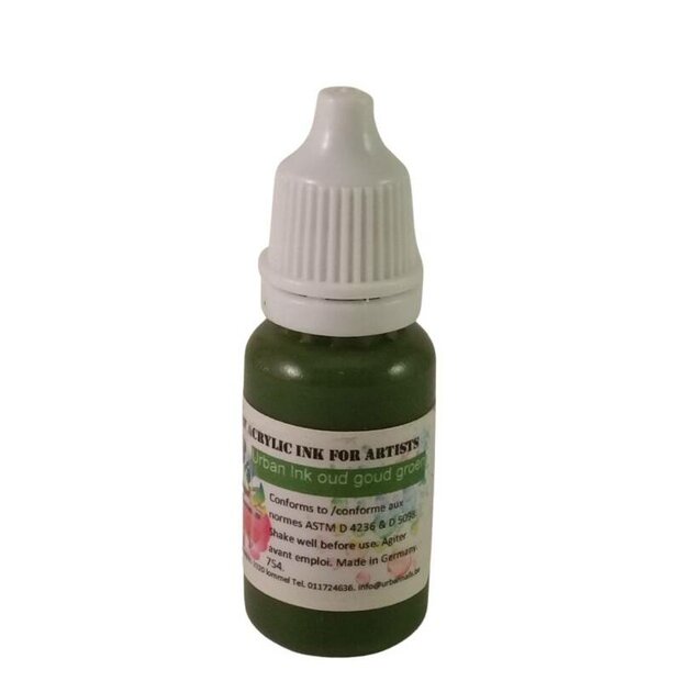 Urban ink | Air brush ink | Oud goud groen