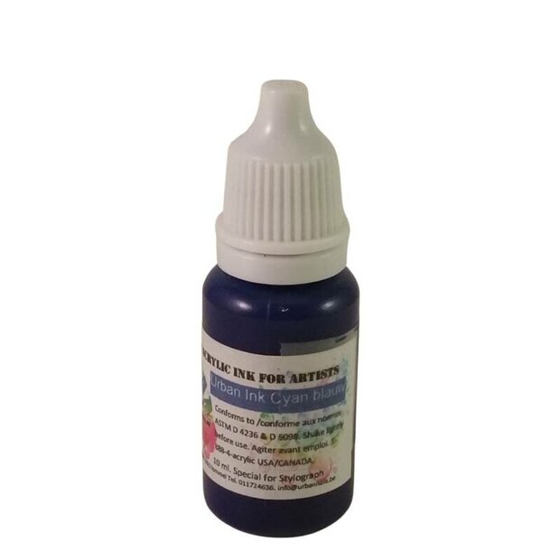 Urban ink | Air brush ink | Cyan blauw