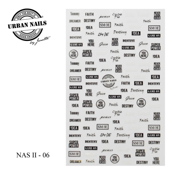Urban Nails Nail Art Stickers NAS||06