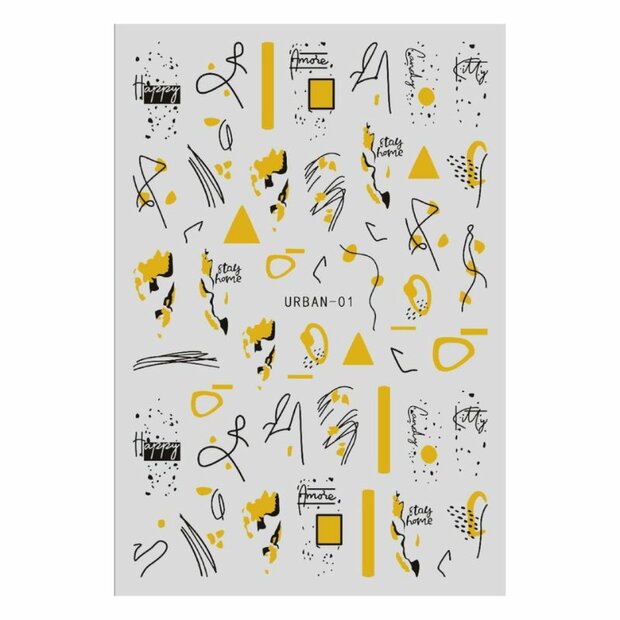 Nail Sticker Urban NSU01