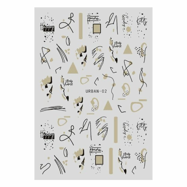 Nail Sticker Urban NSU02
