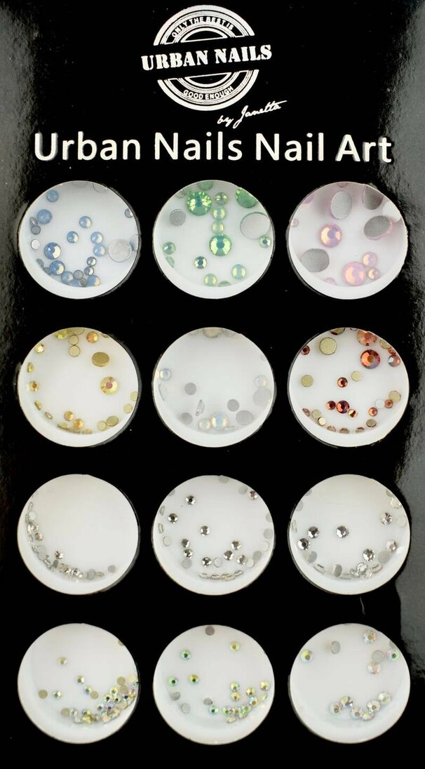 Rhinestones in a box