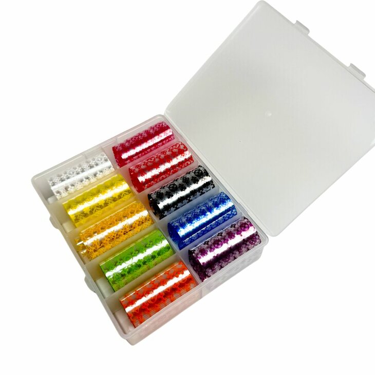 Nail art foil box 04 close up