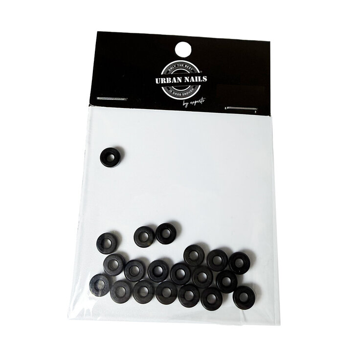 Protection caps 10 pcs black | Bescherm kapjes