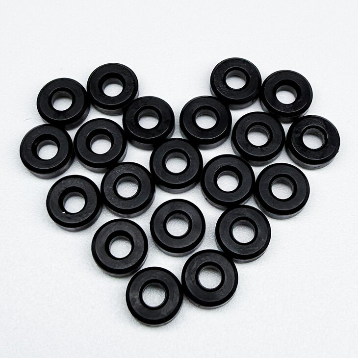Protection caps 10 pcs black | Bescherm kapjes